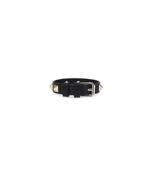 Valentino Garavani Black Metal Bracelet