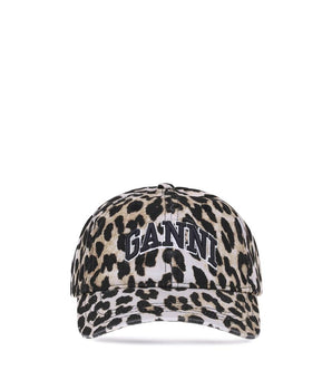 Ganni Multicolor Cotton Cap (Baseball Hat)
