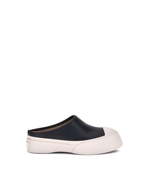 Marni Black Rubber Mules