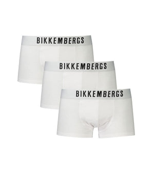 Bikkembergs White Cotton Underwear