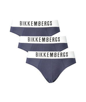 Bikkembergs Blue Cotton Underwear
