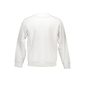 Calvin Klein White Cotton Unisex Sweatshirt