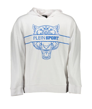 Plein Sport White Cotton Men's Sweater