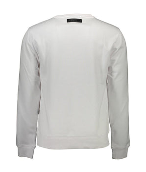 Plein Sport White Cotton Men Sweater