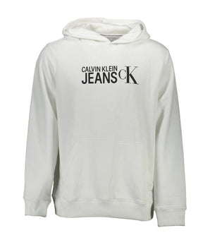 Calvin Klein White Cotton Men Sweater