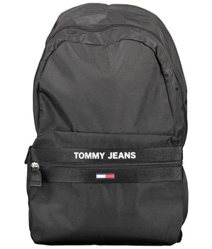 Tommy Hilfiger Black Polyester Backpack