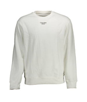 Calvin Klein White Cotton Men's Sweater