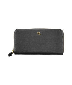 Ralph Lauren Black Leather Women Wallet