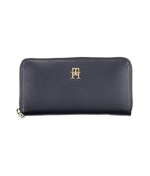Tommy Hilfiger Blue Polyurethane Women Wallet