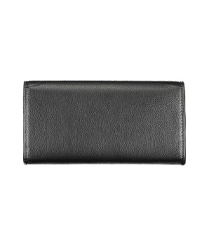 Tommy Hilfiger Black Polyurethane Women Wallet