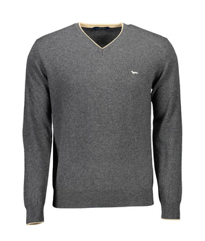 Harmont &amp; Blaine Gray Wool Sweater