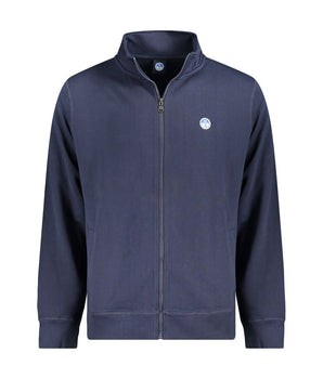 North Sails Blue Cotton Men Sweater