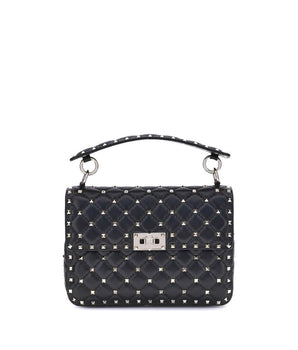 Valentino Garavani Black Lamb Ovis Aries Aries Shoulder Bag