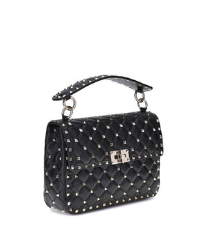 Valentino Garavani Black Lamb Ovis Aries Aries Shoulder Bag