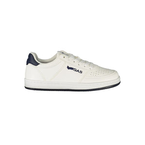 Gas White Polyester Women Sneaker