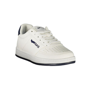 Gas White Polyester Women Sneaker