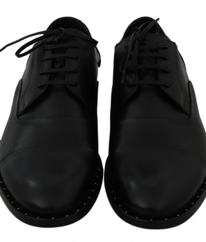Dolce & Gabbana Sleek Black Leather Formal Dress Shoes Dolce & Gabbana 
