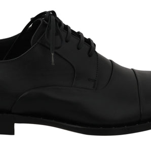 Dolce & Gabbana Sleek Black Leather Formal Dress Shoes Dolce & Gabbana 