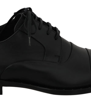 Dolce & Gabbana Sleek Black Leather Formal Dress Shoes Dolce & Gabbana 