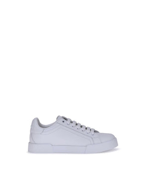 Dolce & Gabbana White Rubber Low Top Sneakers