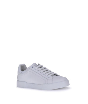 Dolce & Gabbana White Rubber Low Top Sneakers
