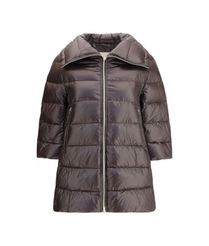 Herno Brown Polyester Coat