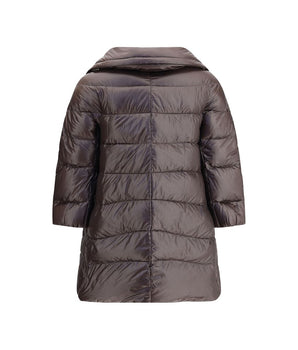 Herno Brown Polyester Coat