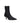 Stuart Weitzman Black Calf Leather Bos Taurus Ankle Boots