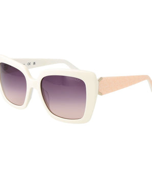 Guess White Acetate Sunglasses
