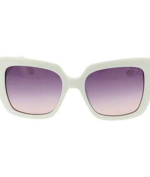 Guess White Acetate Sunglasses