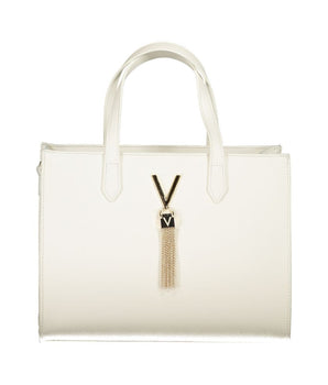 Mario Valentino White Polyethylene Handbag