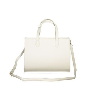 Mario Valentino White Polyethylene Handbag
