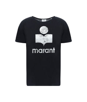 Marant Etoile Black Linen T-Shirt