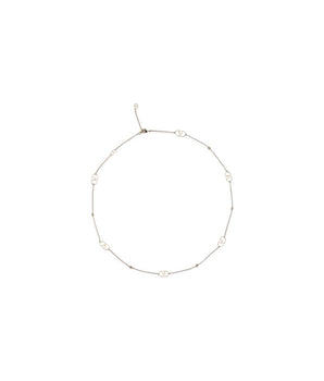 Valentino Garavani Silver Metal Necklace