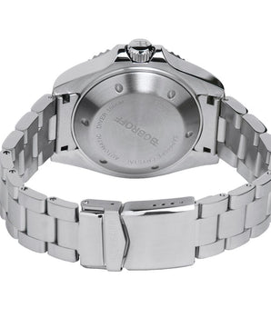 Bobroff Gray Stainless Steel Dress Watch