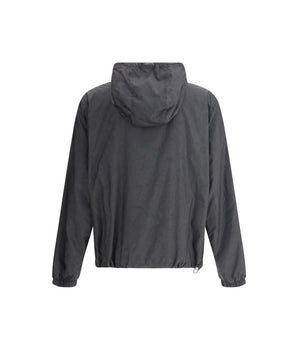 Versace Black Polyester Shell Jacket