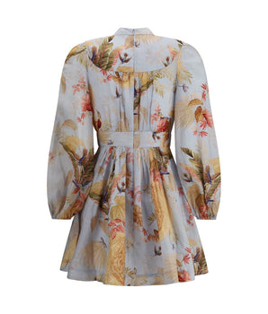 Zimmermann Multicolor Linen Casual Dress