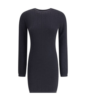 Balmain Black Viscose Casual Dress