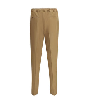 Valentino Brown casual polyester trousers