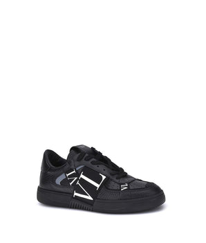 Valentino Garavani Black Rubber Low Top Sneakers