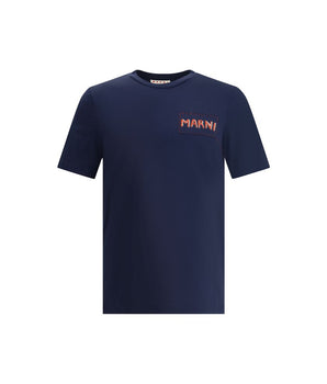 Marni Blue Cotton T-shirt
