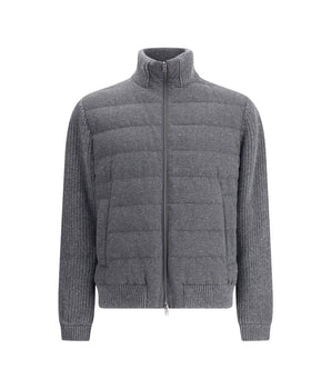 Herno Gray Wool Bomber
