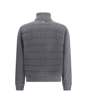 Herno Gray Wool Bomber