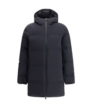 Herno Black Polyester Coat