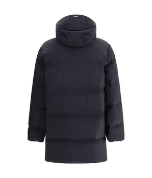 Herno Black Polyester Coat