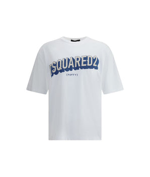 Dsquared² Blue Cotton T-Shirt