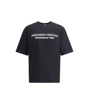 Dsquared² Black Cotton T-Shirt