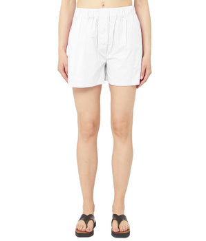 Hinnominate White Cotton Short