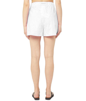 Hinnominate White Cotton Short