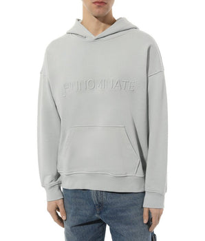 Hinnominate Gray Cotton Men Hoodie